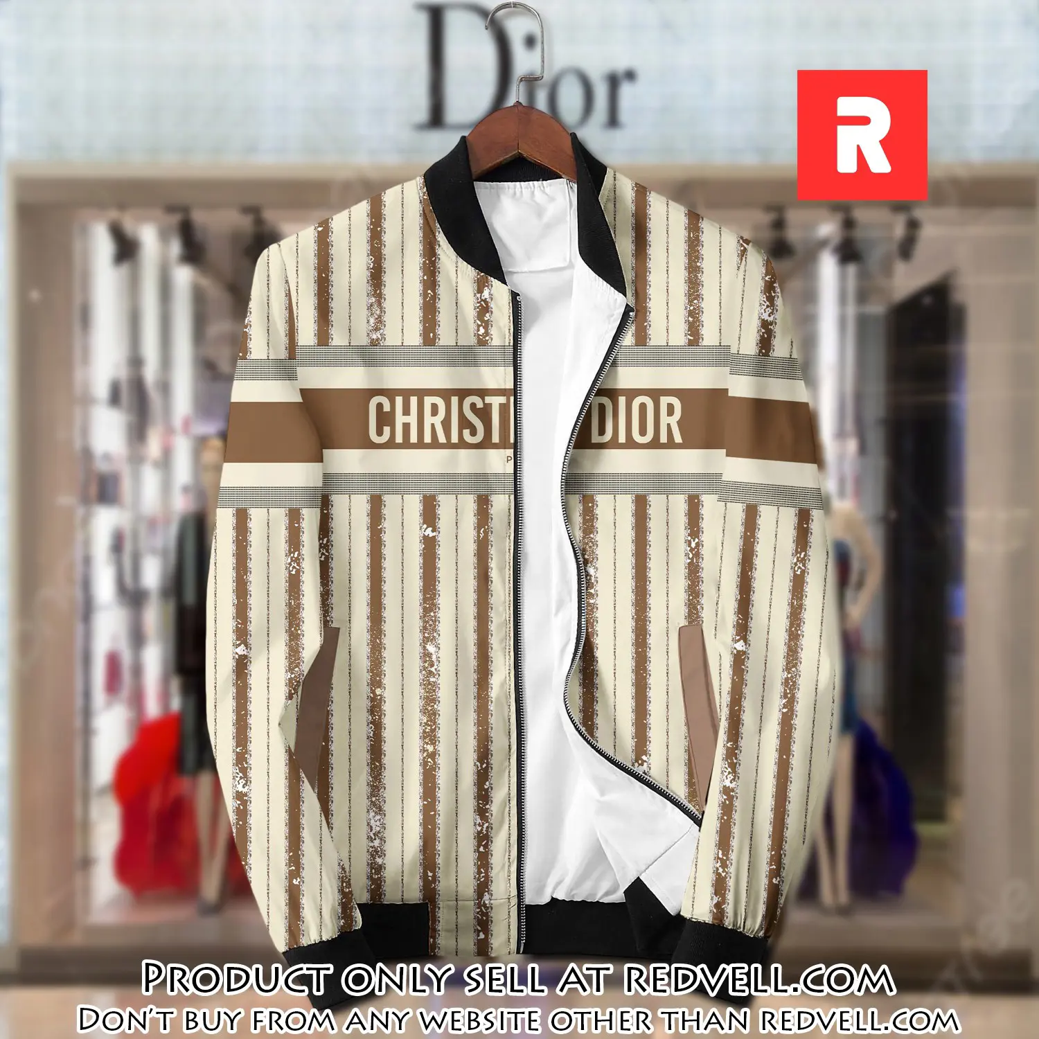 Dior luxury brand varsity zipper jacket vst1041 rv5513593